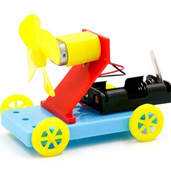 Electric Blue Wind Powered Car